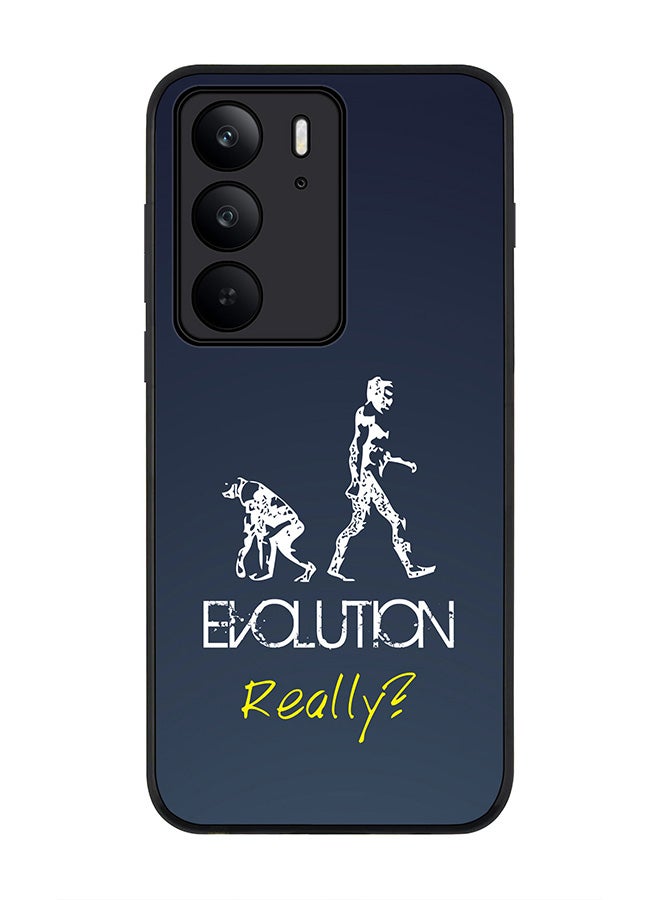 Stylizedd For Realme C75x / C75 4G Case,Slim fit Camera Protection, Shockproof Thin Phone cover  - Evolution, Really (Grey) - Image 1